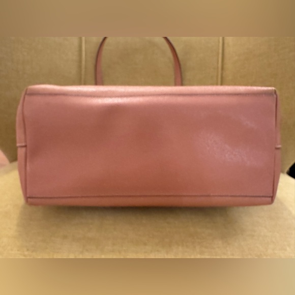 Coach Tote — Beautiful Peachish-Tan Color - Picture 6 of 12